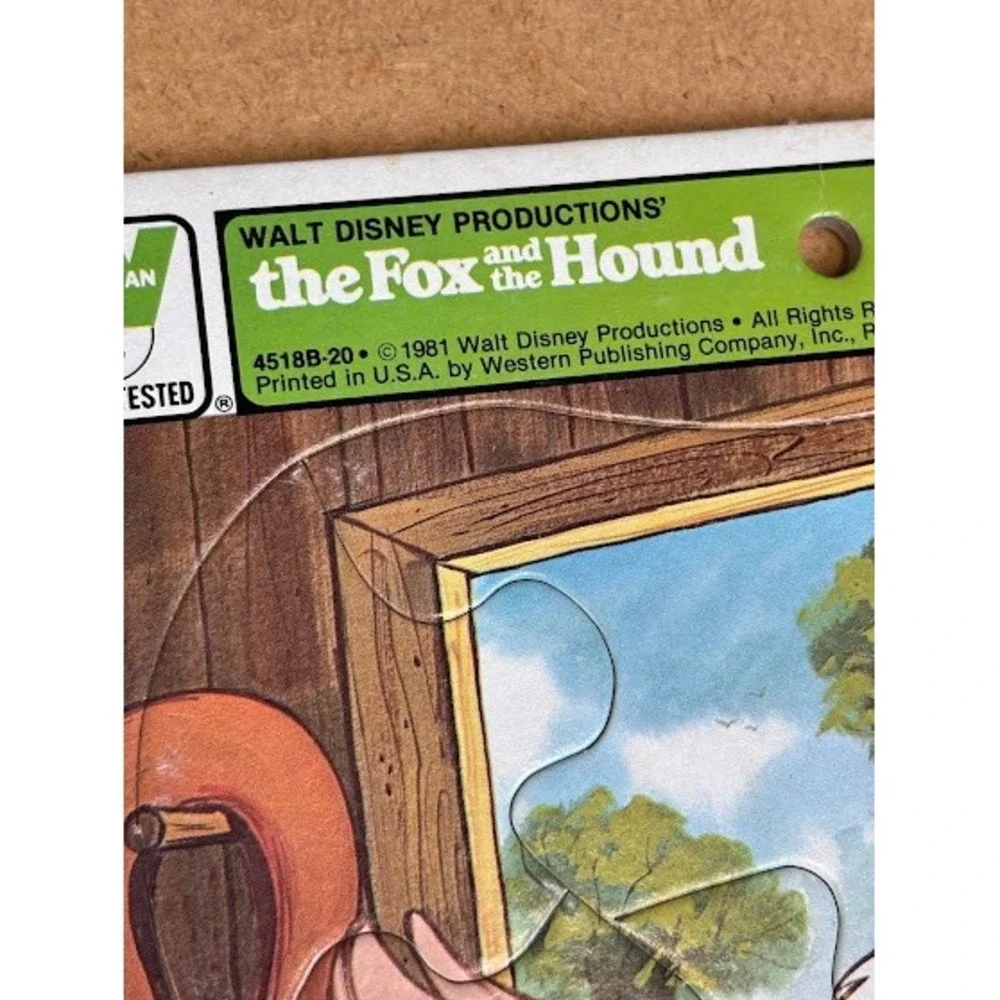Whitman‎ Frame Tray Puzzles Lot Peter Peter Pumpkin Eater Fox Hound 1981 Vintage